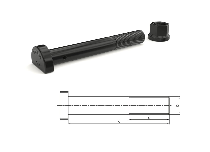 MAN İSPİT ARKA BİJON 140mm