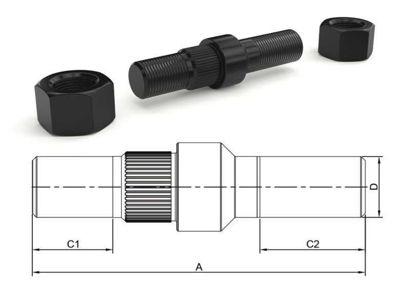 DF-10110     - DAF  ARKA BİJON 120MM
