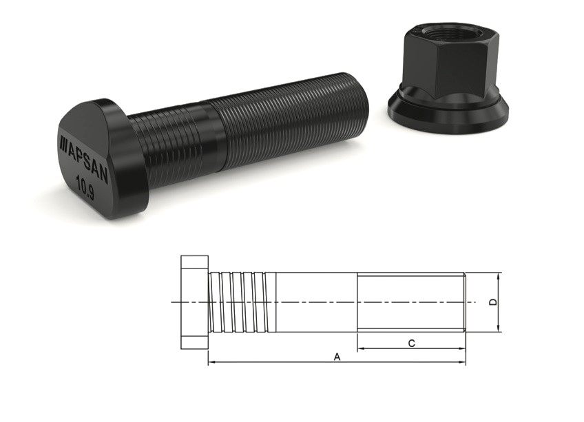 AXOR ACTROS YM. ARKA BİJON 85mm