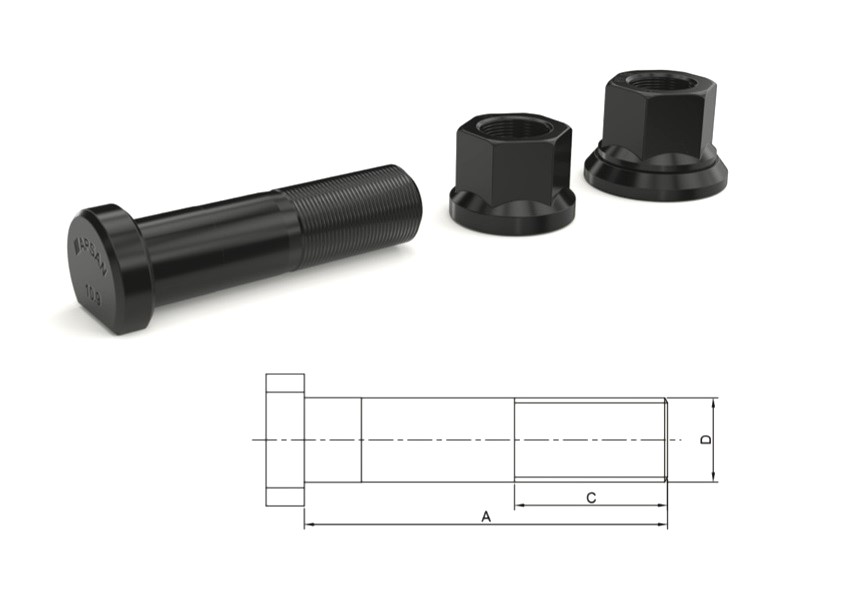 MERCEDES 403 ARKA BİJON 84mm