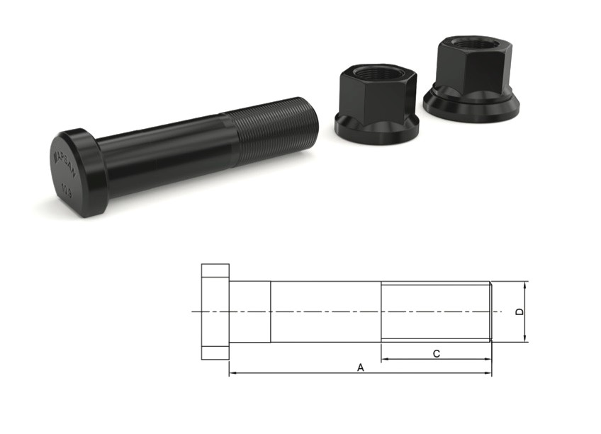 MERCEDES ARKA BİJON 95mm