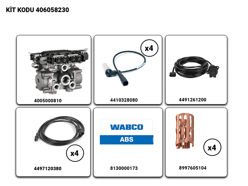 ABS 4S/2M KIT (DENİZALTISIZ) TREYLER