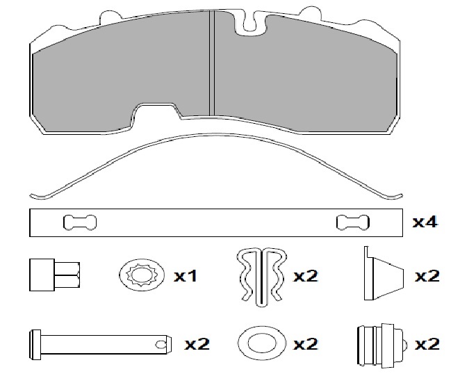 FREN BALATASI BPW DİNGİL- ATEGO