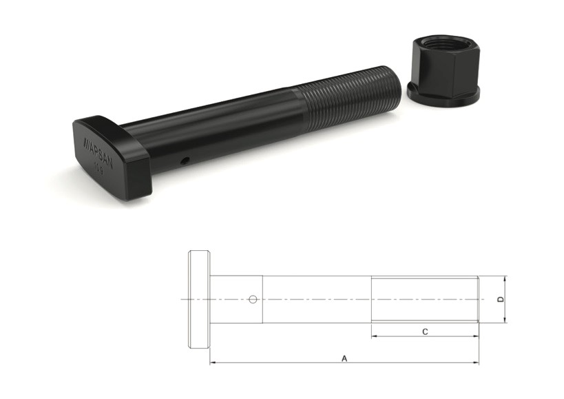 VOLVO ARKA BİJON 125MM