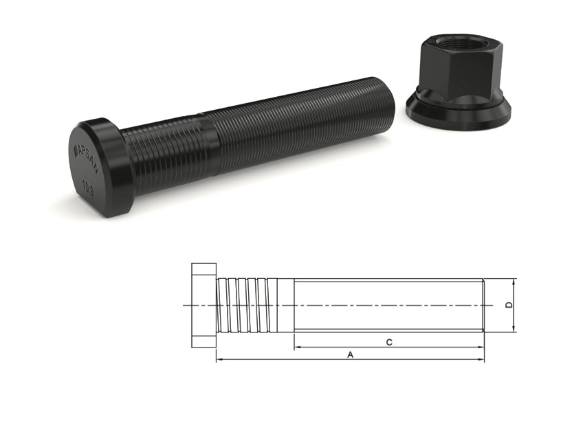 AXOR ACTROS ARKA KAMPANA BİJON 110mm