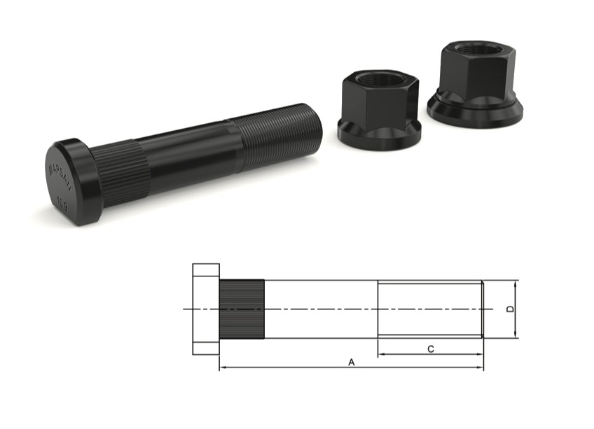 MAN 20-190 ARKA BİJON 100mm FRZ.