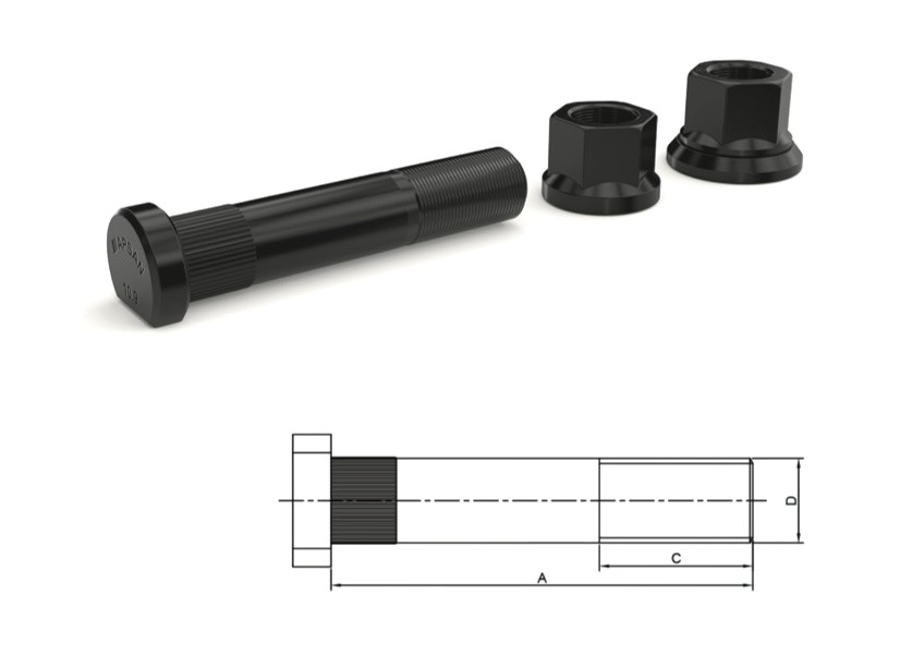 MAN 22-190 ARKA BİJON 110mm FRZ.