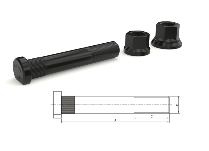 MERCEDES ARKA BİJON 128mm FRZ.