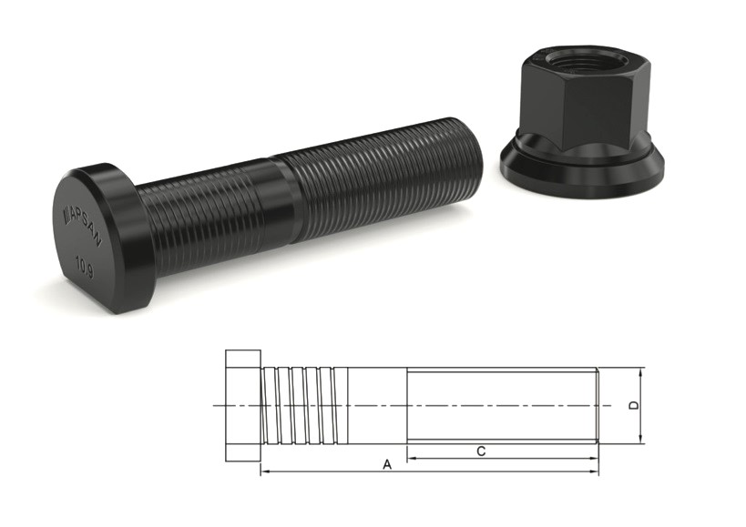BPW DORSE ÇAKMA BİJON YM. 97MM TRAPEZ