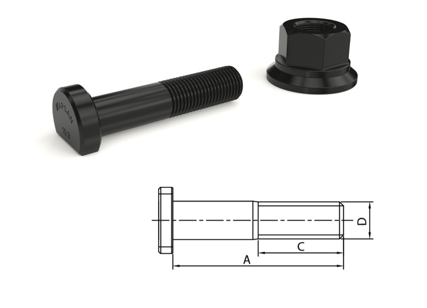 MERCEDES SPRINTER ARKA BİJON 60mm