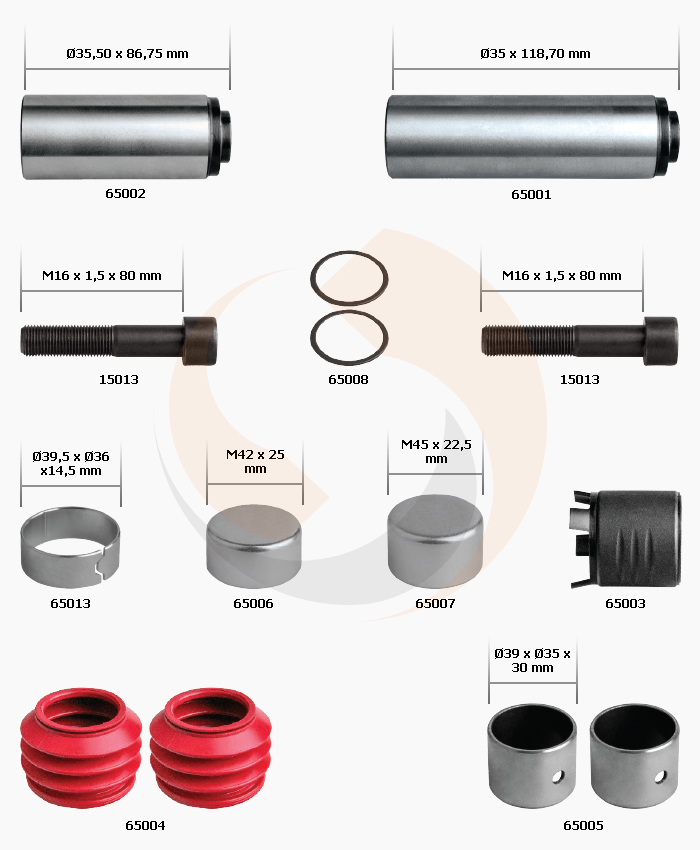 SAF KALİPER PERNO BURÇ TM.TK. Y.MODEL