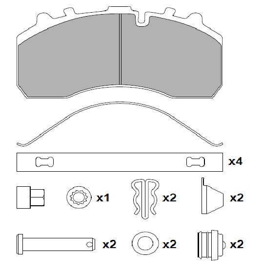 DİSK FREN BALATA SETİ
