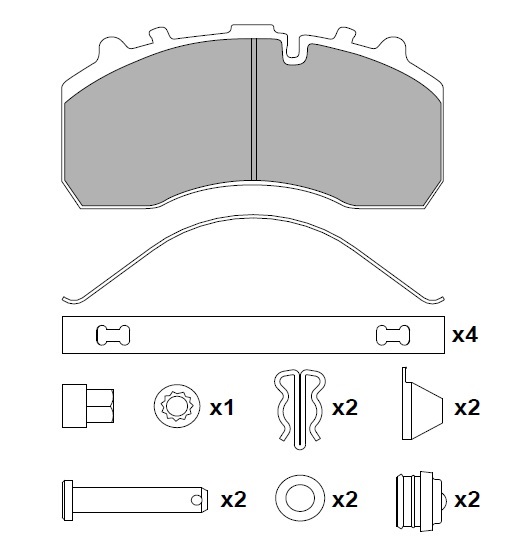 DİSK FREN BALATA SETİ