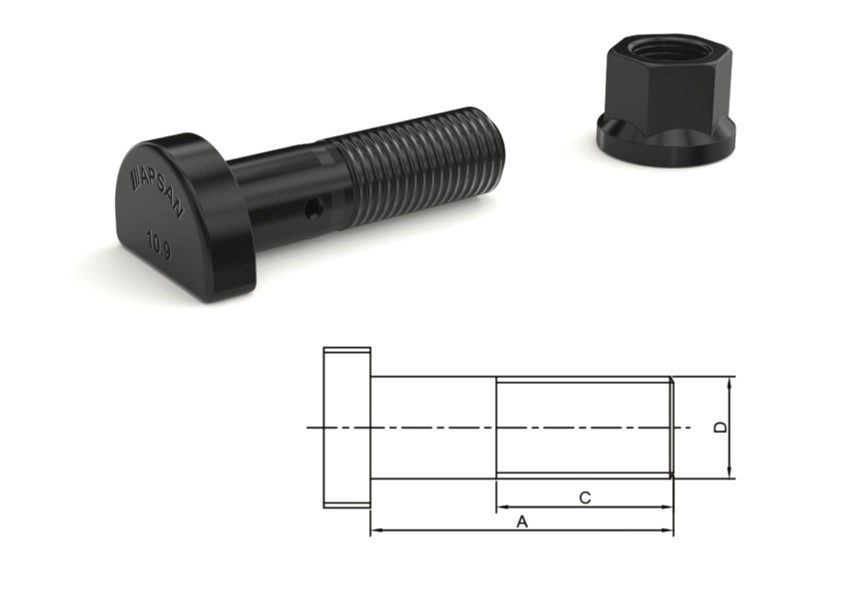 MAN İSPİT ÖN BİJON 65mm
