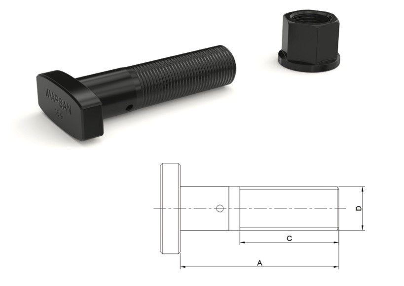 VOLVO İSPİT BİJON 80MM