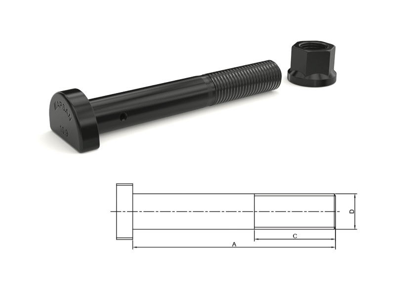 MAN İSPİT ARKA BİJON 125mm