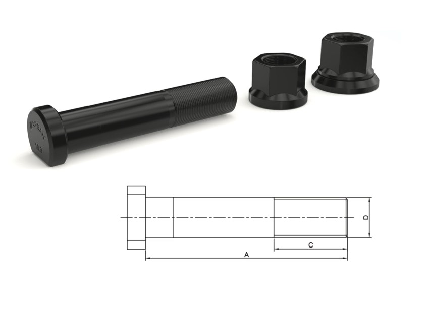 MERCEDES ARKA BİJON 110mm