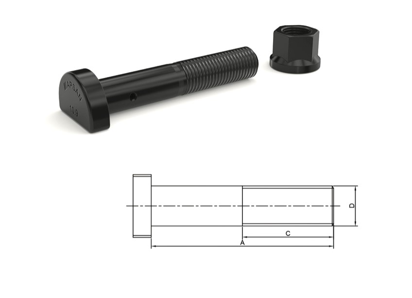 MAN İSPİT ARKA BİJON 100mm