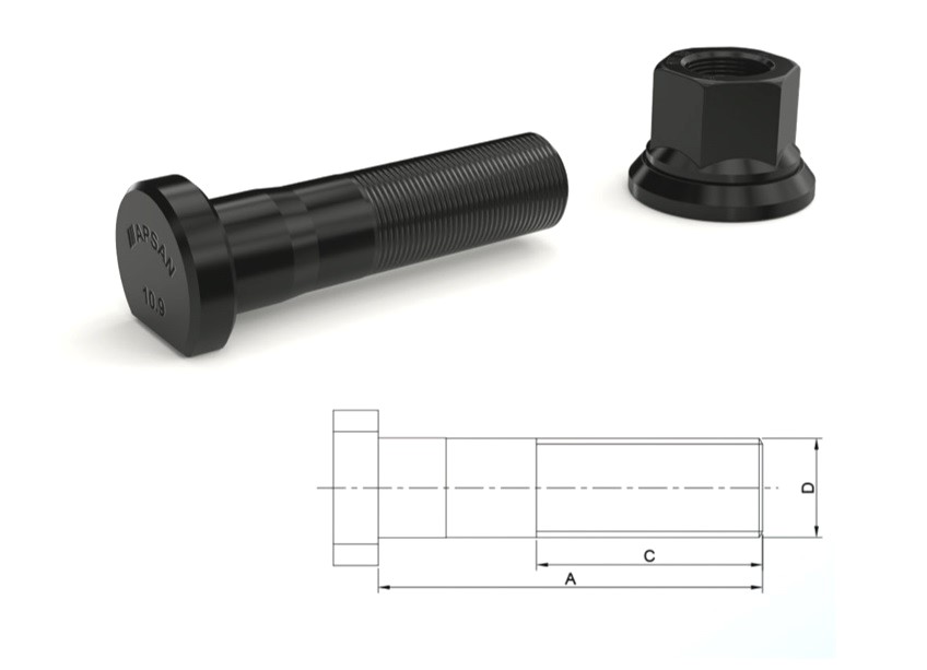 MERCEDES BLUMAQ ARKA BİJON 85mm