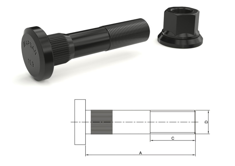 DAF ARKA BİJON 104MM