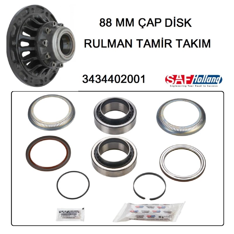 PORYA RULMAN TAMİR TAKIMI 88MM SAF