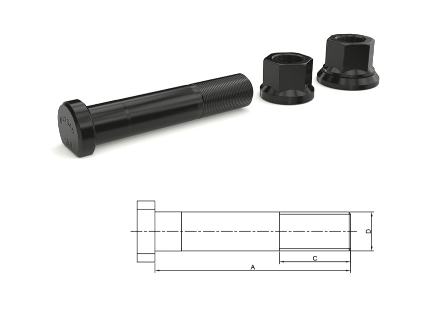 MAN 22-190 ARKA BİJON 110mm