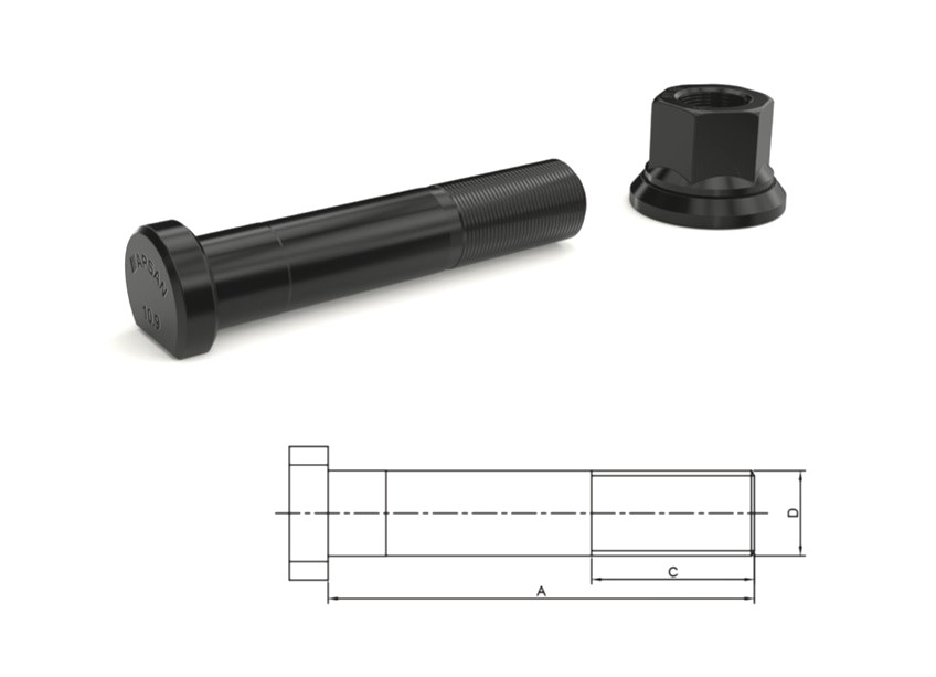 MAN TGA ARKA BİJON 110mm
