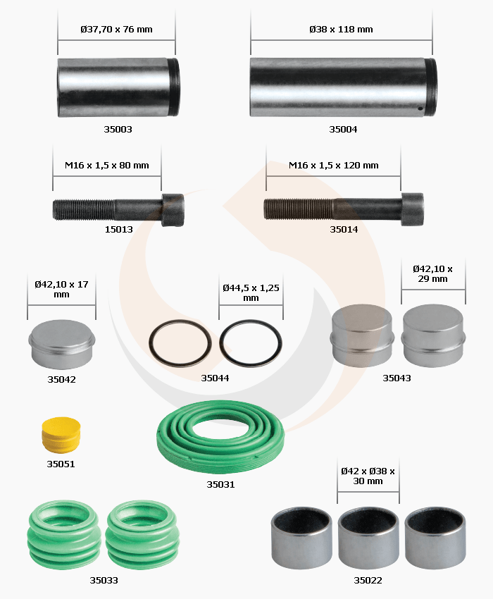 KALİPER PERNO BURÇ TM.TK. SAF E.MODEL- RENO MİDLUM