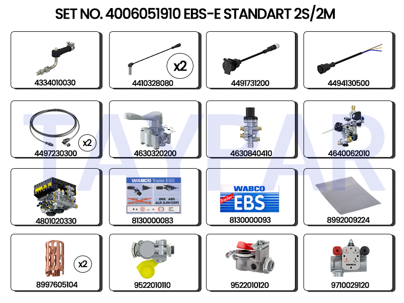 EBS-E 2S/2M STANDART KIT TREYLER