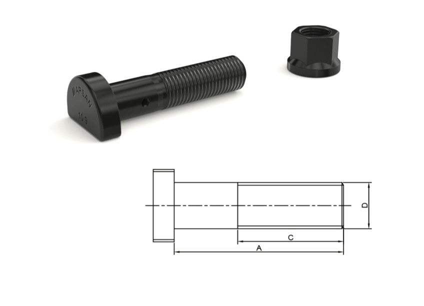 MAN İSPİT ARKA BİJON 80mm