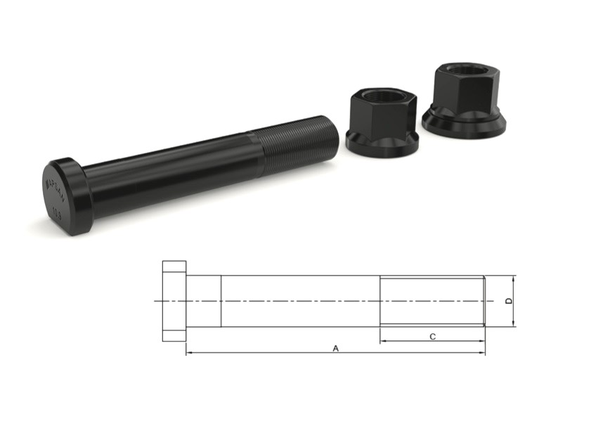 MERCEDES ARKA BİJON 128mm