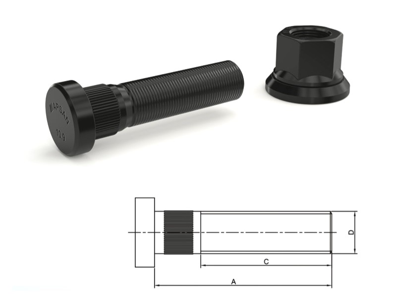 RENAULT 440-40 ÖN BİJON 90MM