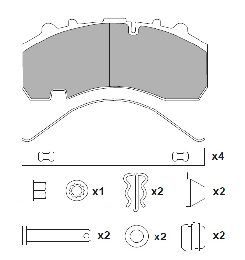 DİSK FREN BALATA SETİ