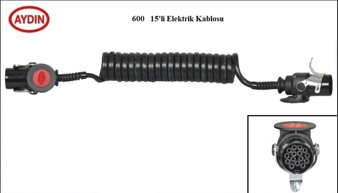 15Lİ ELEKTRİK KABLOSU POLİÜRETAN