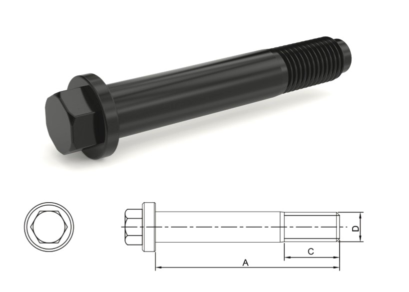 SAF DİSK BAğLANTI CİVATASI M12X1,5X75 YP. AK.