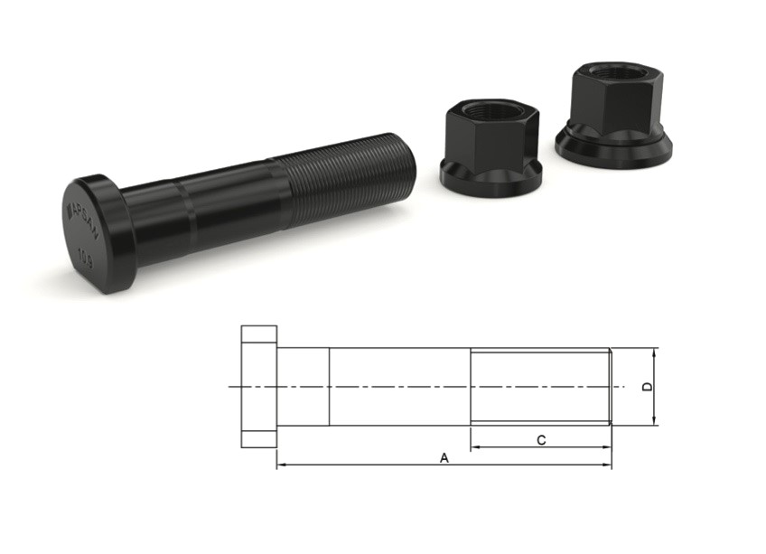 MERCEDES 352 ARKA BİJON 89mm
