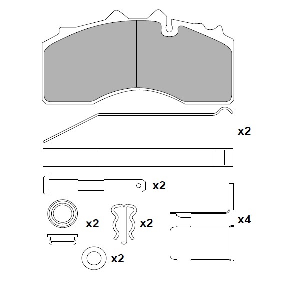 DİSK FREN BALATA SETİ